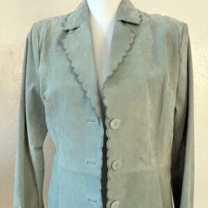 Terry Lewis. Vintage. Suede Leather Jacket.